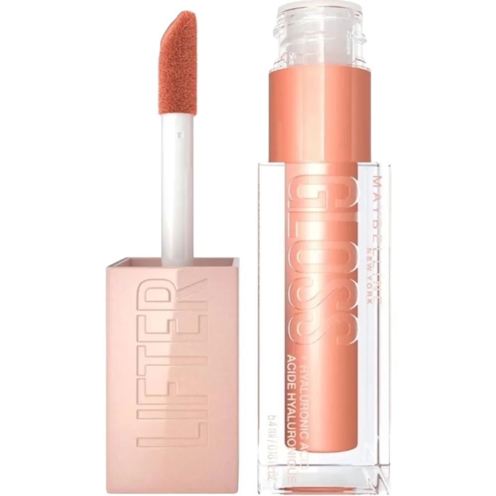 Maybelline Lifter Lip Gloss, Hydrating Lip Gloss High Shine 007 Amber